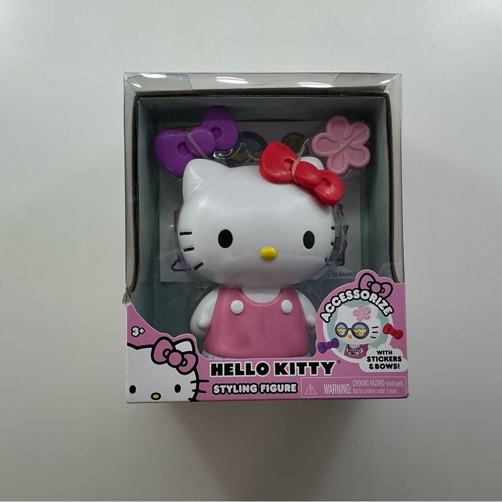 ! NEW ! Sanrio Hello Kitty Super Cute Fashion Styling Figure Toy Playset